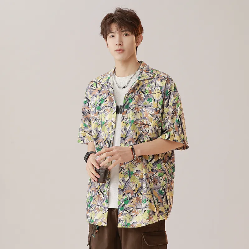 Fashion Versatile Shirt Unisex Mauritius Yellow-9