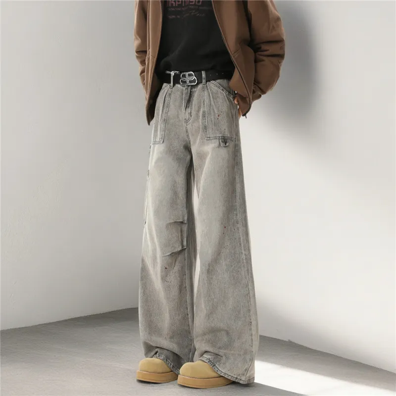 ORMY Jeans Unisex Gray-2