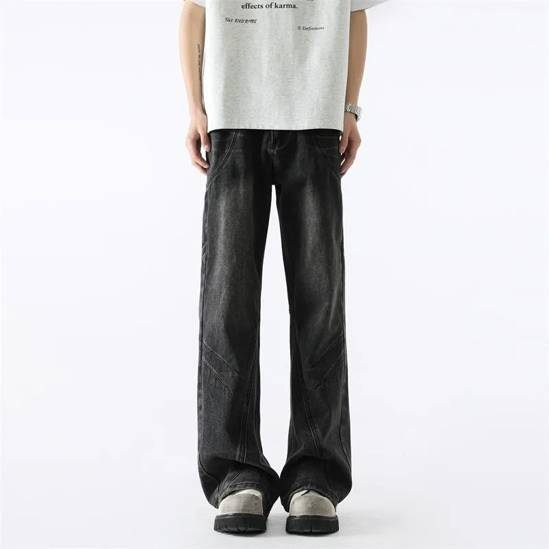 ORMY Jeans Unisex Black Gray-2