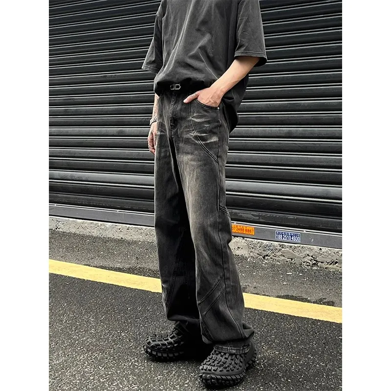ORMY Jeans Unisex Black Gray-4