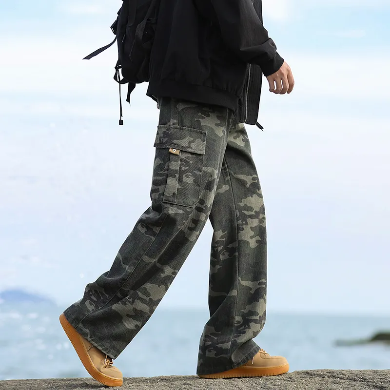 ORMY Jeans Unisex Camouflage-2