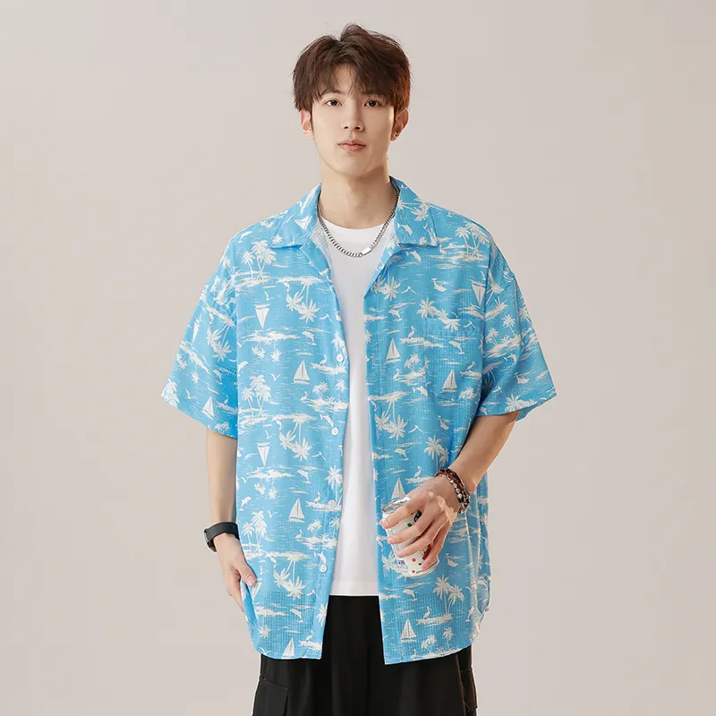 ORMY Shirt Unisex Madagascar Blue-3