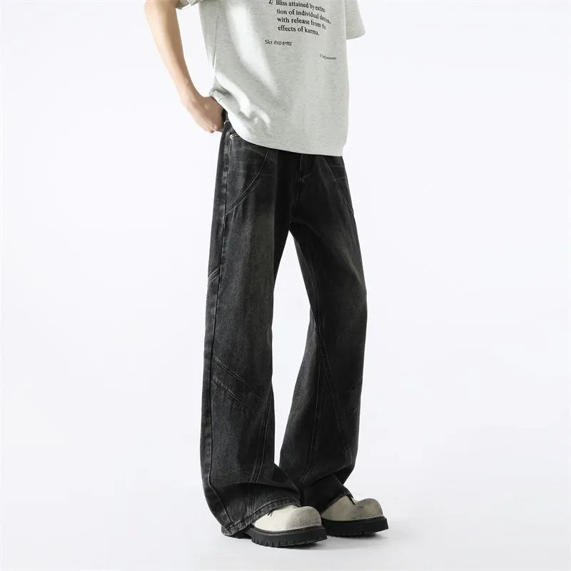 ORMY Jeans Unisex Black Gray-3