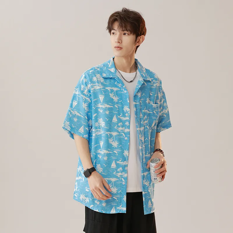ORMY Shirt Unisex Madagascar Blue-5
