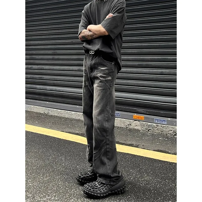 ORMY Jeans Unisex Black Gray-3