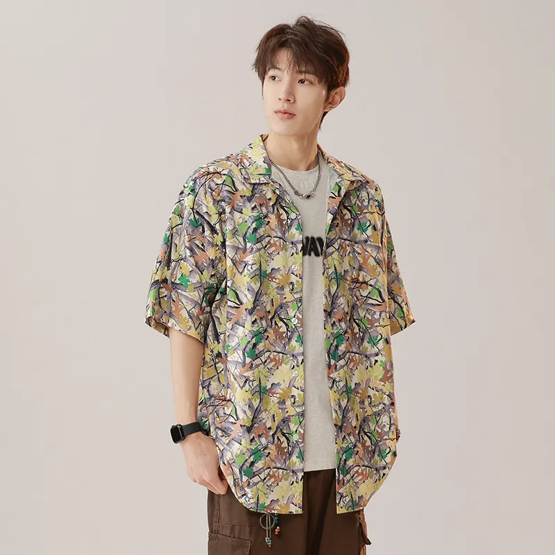 Fashion Versatile Shirt Unisex Mauritius Yellow-5