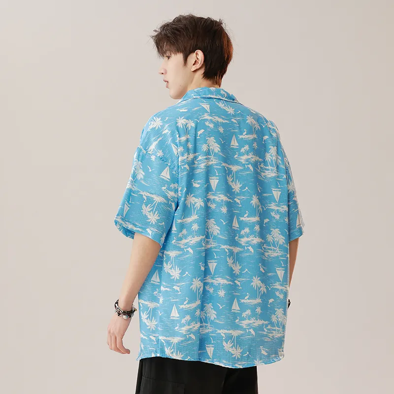ORMY Shirt Unisex Madagascar Blue-4