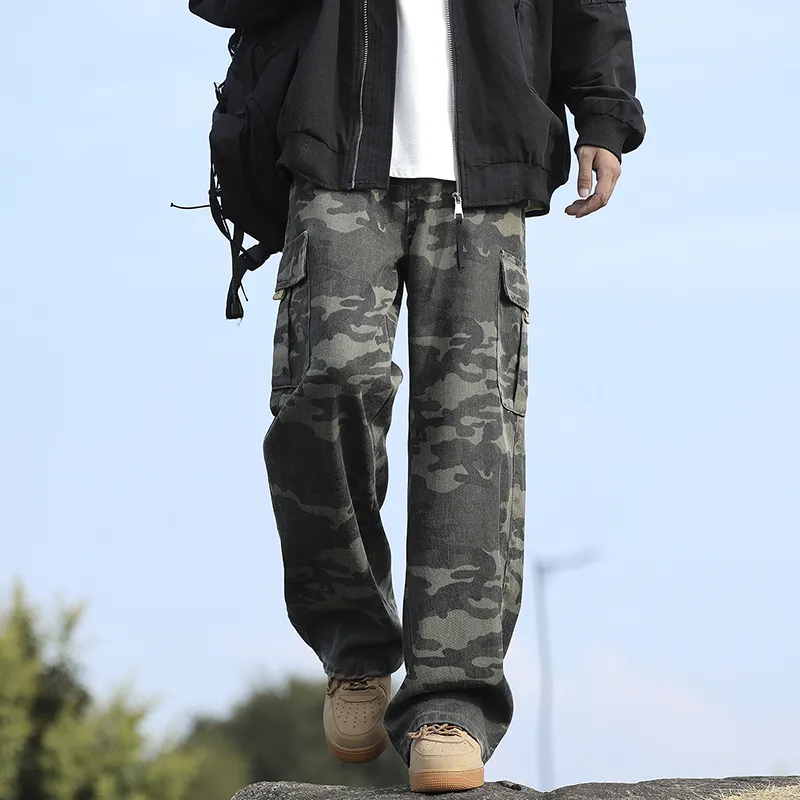 ORMY Jeans Unisex Camouflage-5