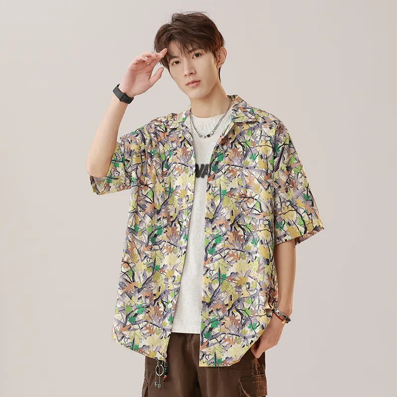 Fashion Versatile Shirt Unisex Mauritius Yellow-7