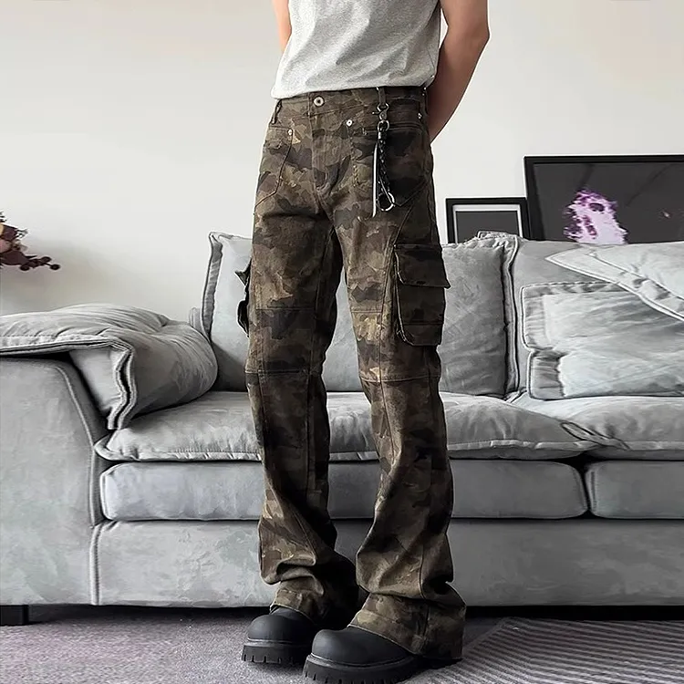 ORMY Jeans Unisex Camouflage-5