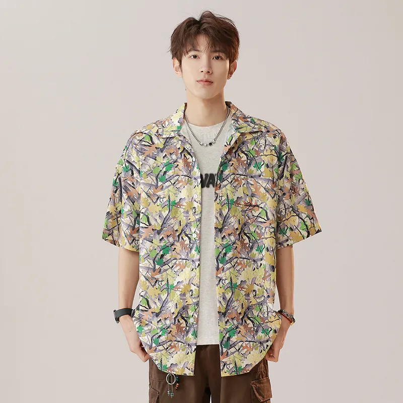 Fashion Versatile Shirt Unisex Mauritius Yellow-8