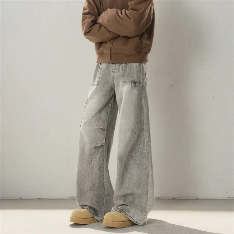 ORMY Jeans Unisex Gray-4