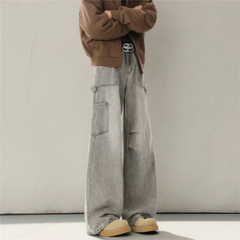 ORMY Jeans Unisex Gray-1