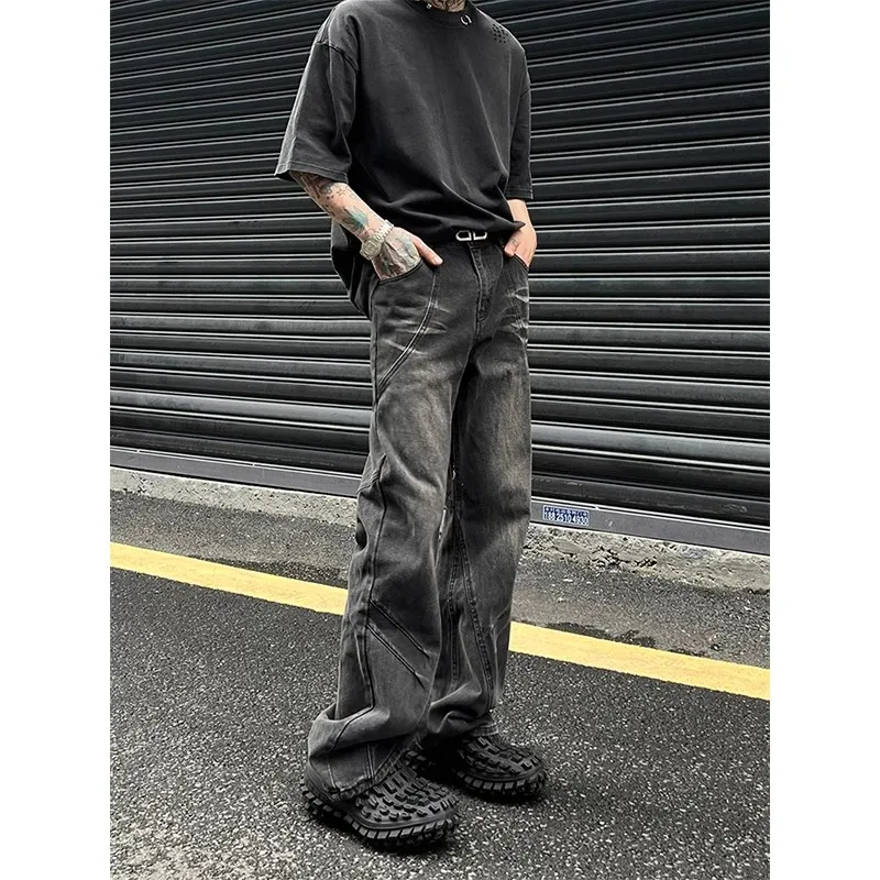 ORMY Jeans Unisex Black Gray-2