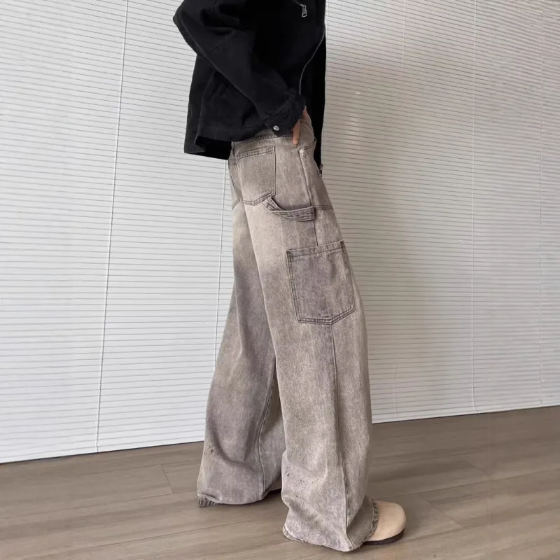 ORMY Jeans Unisex Gray-3