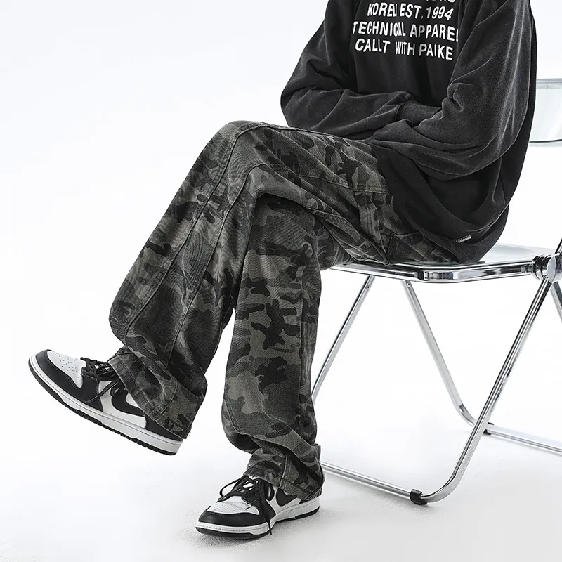 ORMY Jeans Unisex Camouflage-4