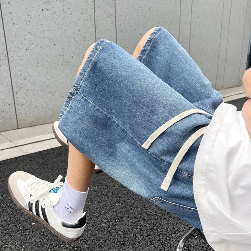 ORMY Denim Shorts Unisex Dark Blue-3