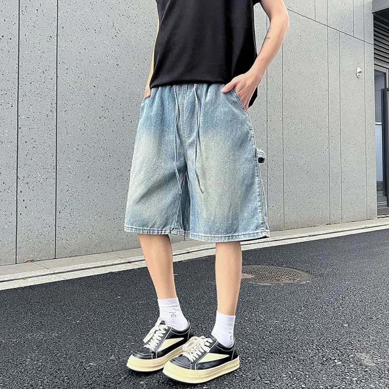 ORMY Denim Shorts Unisex Light Blue-1