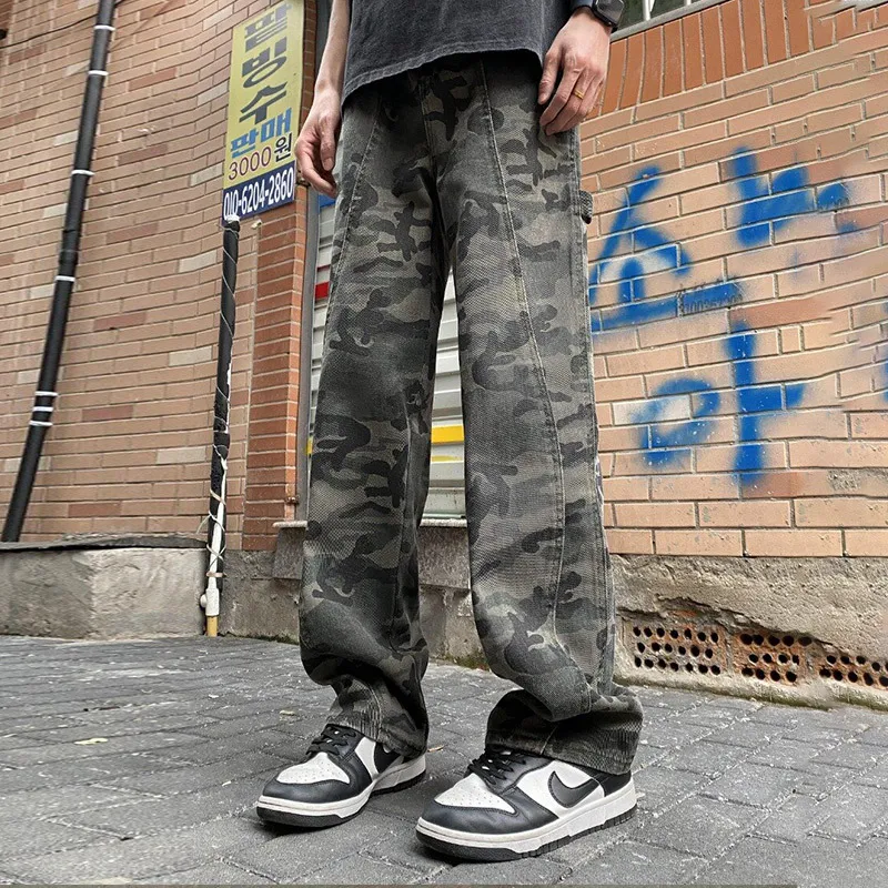 ORMY Jeans Unisex Camouflage-3