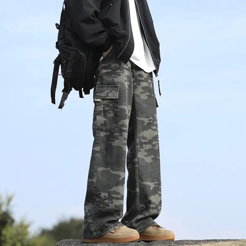 ORMY Jeans Unisex Camouflage-4
