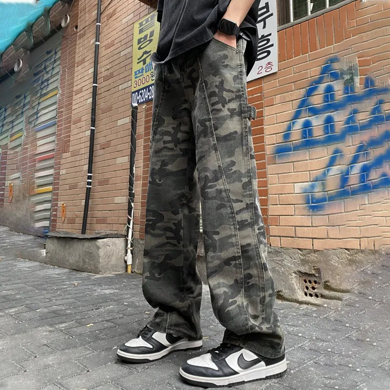 ORMY Jeans Unisex Camouflage-2
