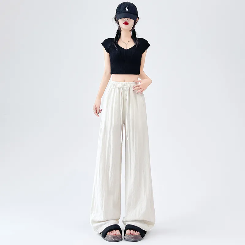 Flowers In Water Casual Pants Women's-7