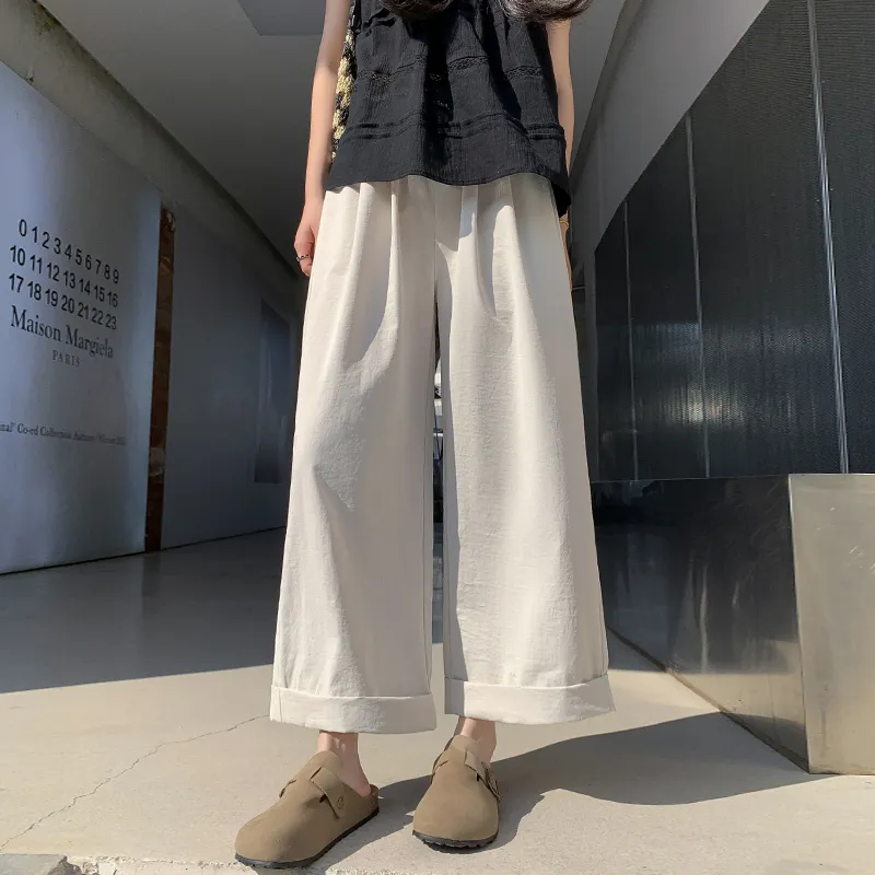 Flowers In Water Casual Pants Women's-9