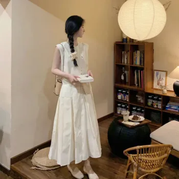 Flowers In Water Skirt Set Women's
