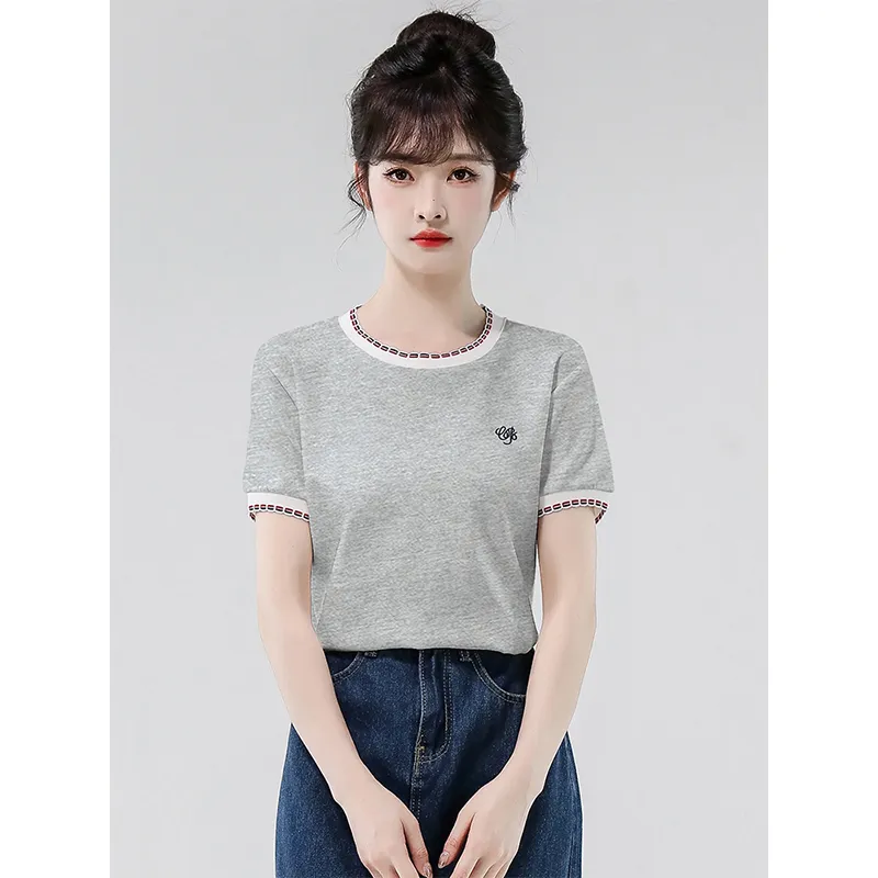 Flowers In Water Regular T Shirt Women's-2