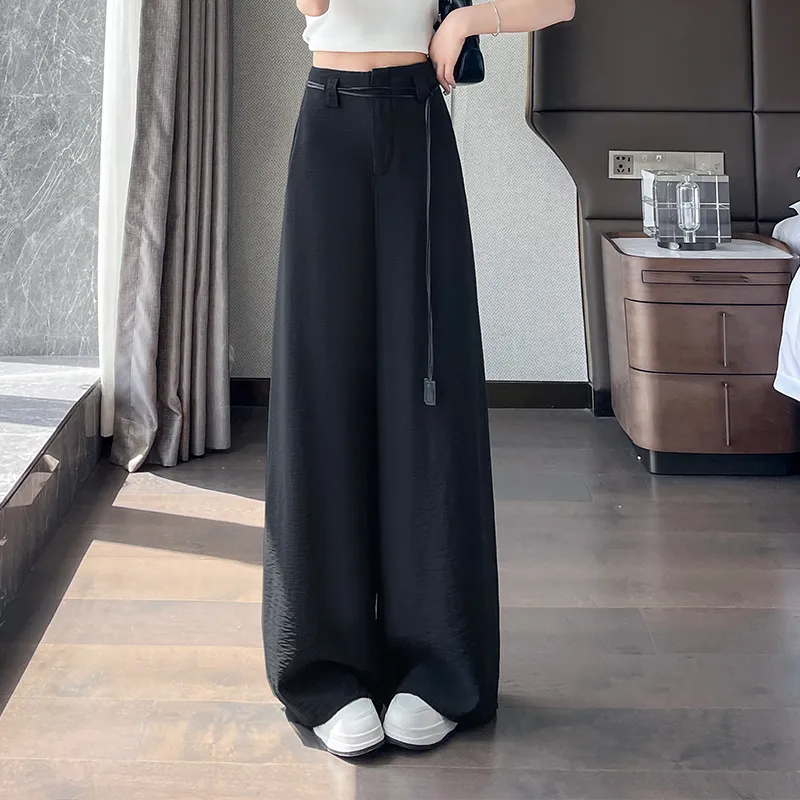 Flowers In Water Casual Pants Women's-9