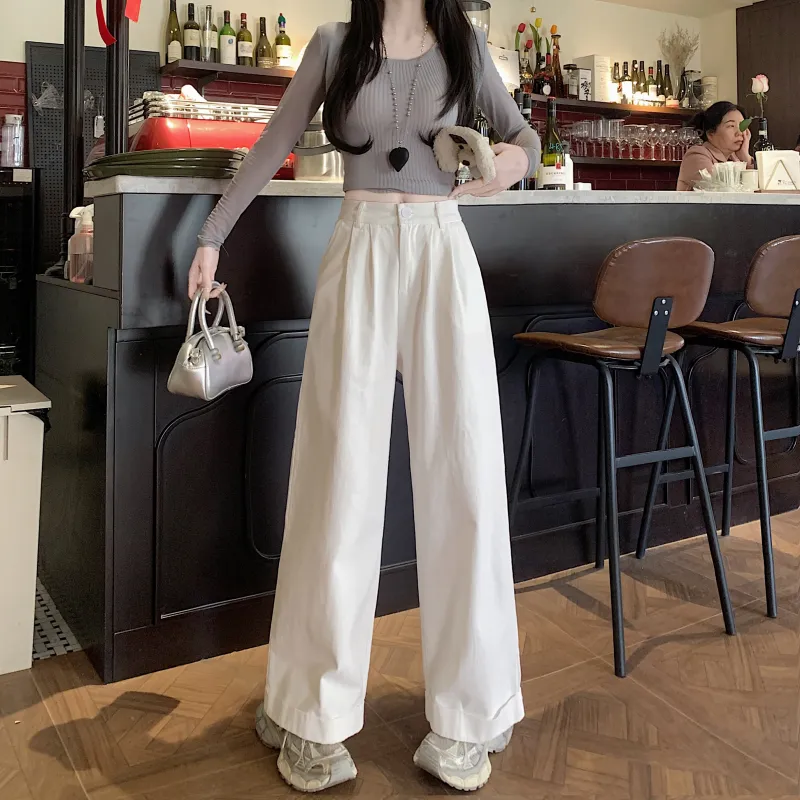 Flowers In Water Casual Pants Women's-1