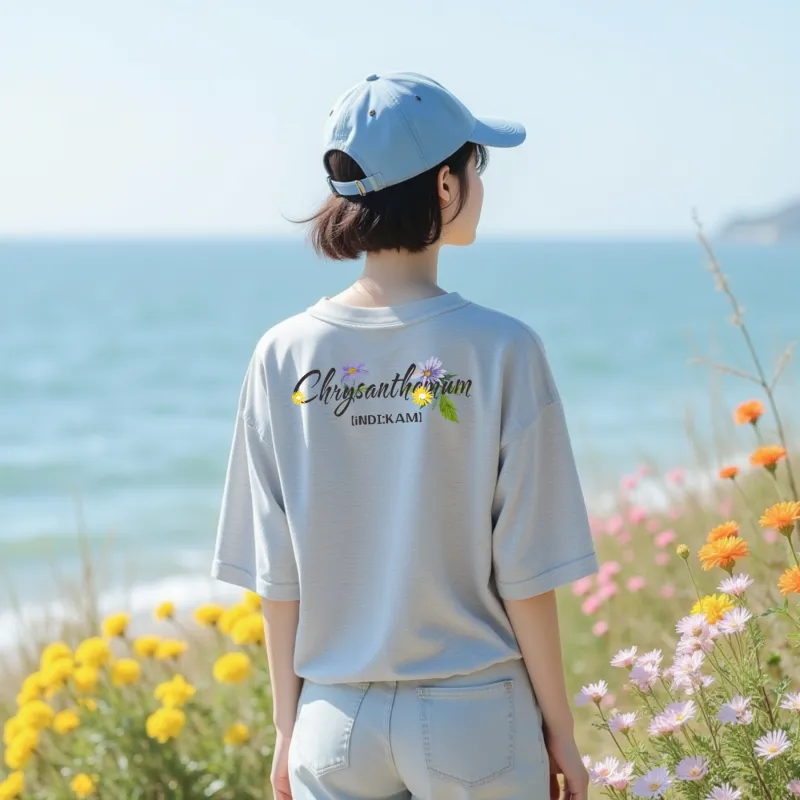 Flowers In Water Regular T Shirt Unisex-12