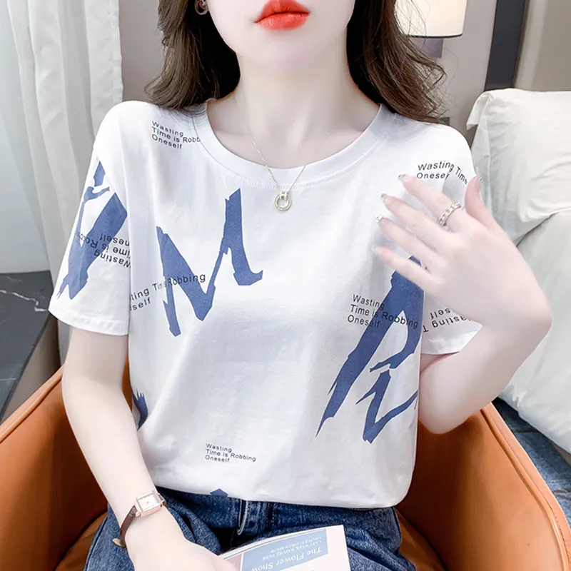Flowers In Water T Shirt Women's-2