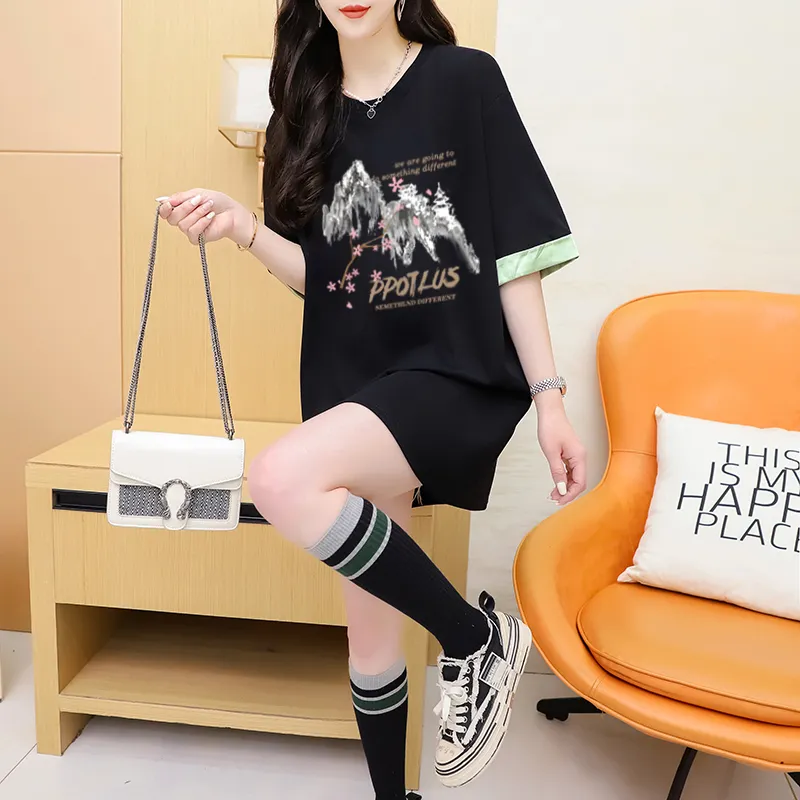 Flowers In Water T Shirt Women's-10