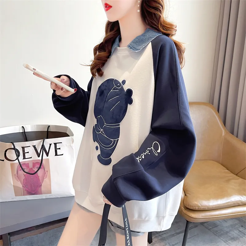 Flowers In Water Sweatshirt Women's-1