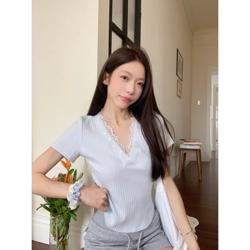 Flowers In Water Regular T Shirt Women's-2
