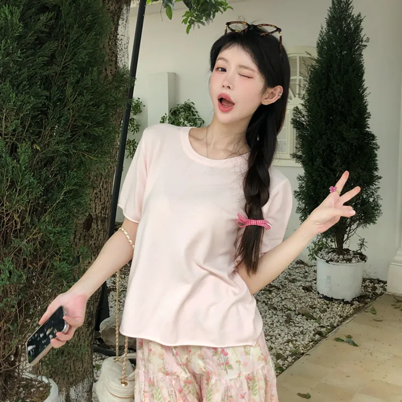 Flowers In Water T Shirt Women's-6