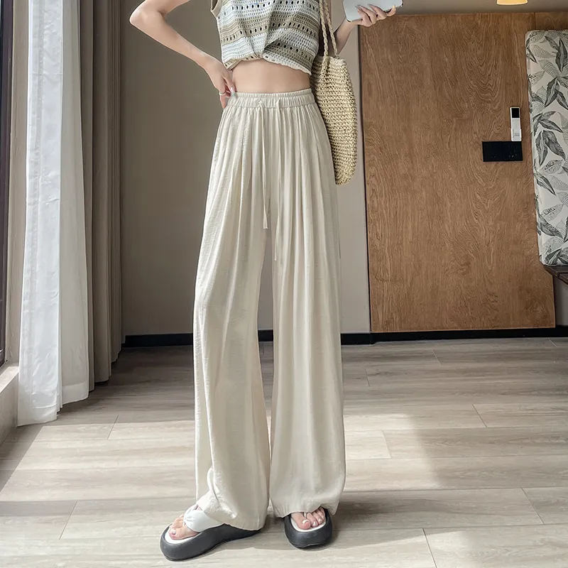 Flowers In Water Casual Pants Women's-9