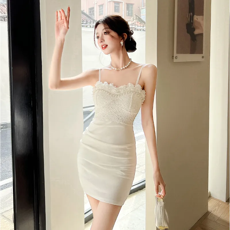 Flowers In Water Slip Dress Women's-3