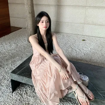 Flowers In Water Slip Dress Women's