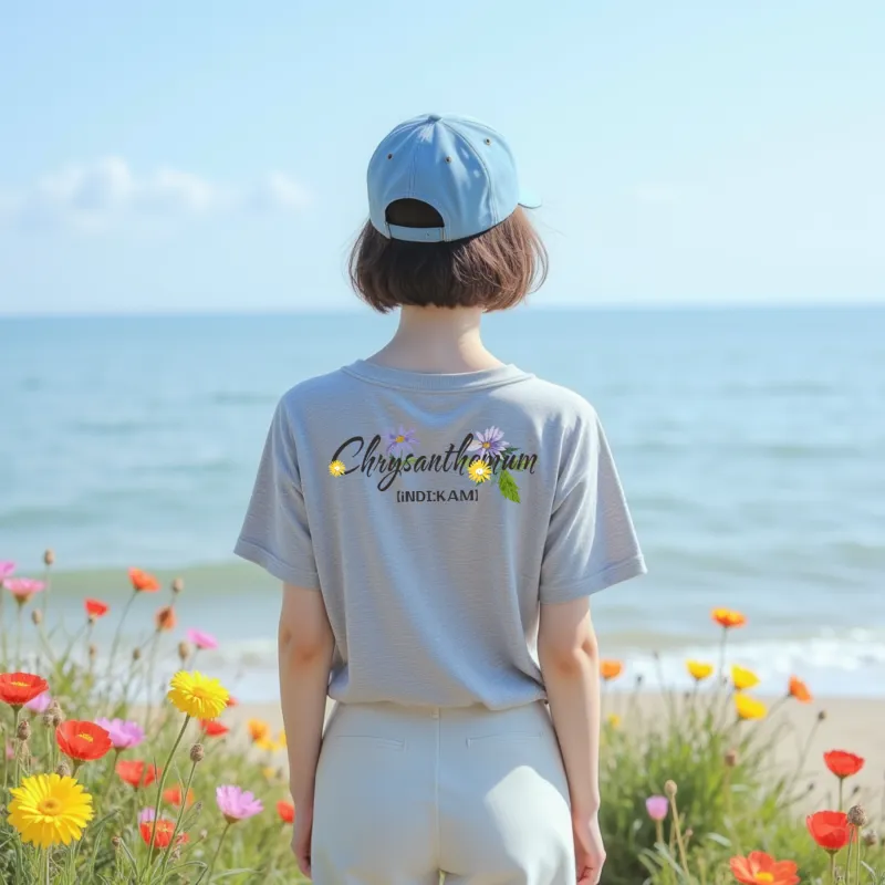 Flowers In Water Regular T Shirt Unisex-11
