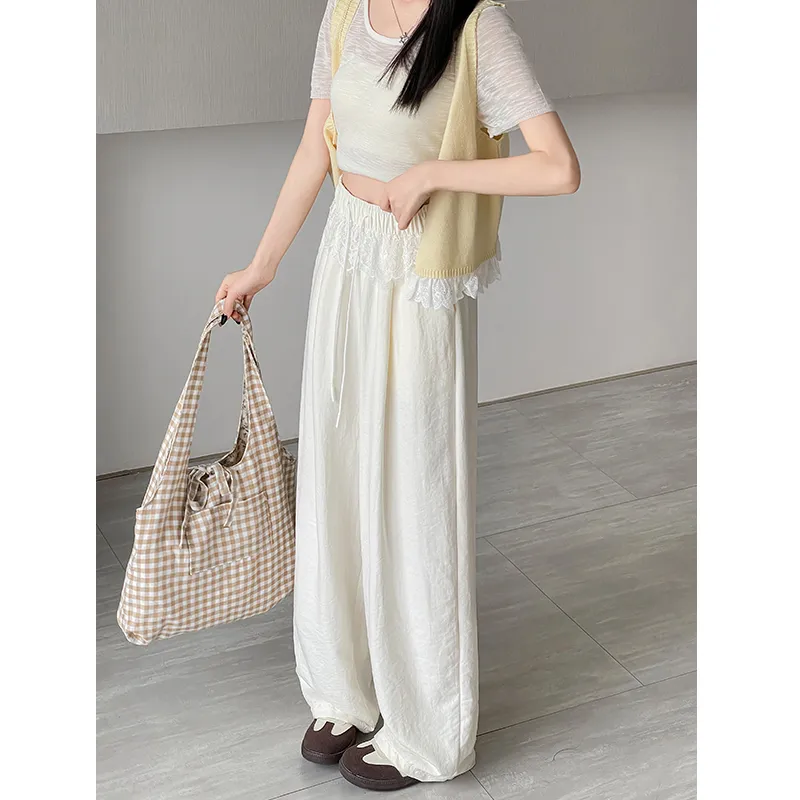 Flowers In Water Casual Pants Women's-3