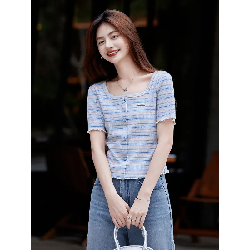 Flowers In Water T Shirt Women's-2