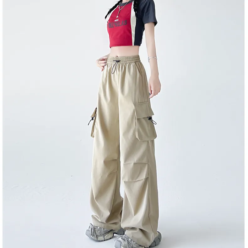 Flowers In Water Cargo Pants Women's-3