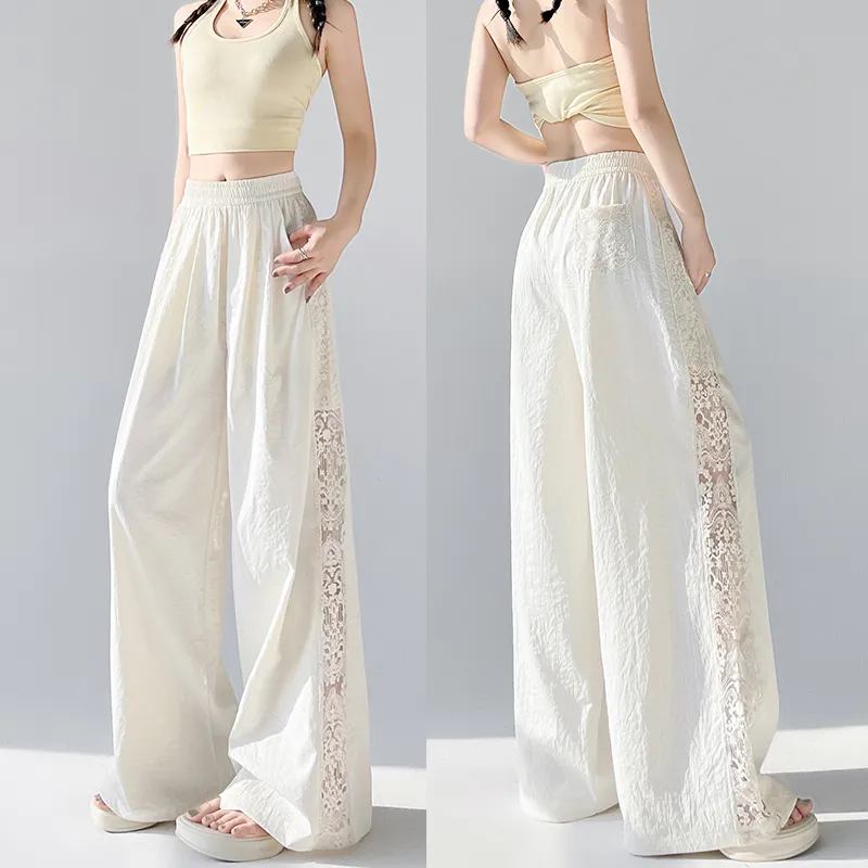 Flowers In Water Casual Pants Women's-2
