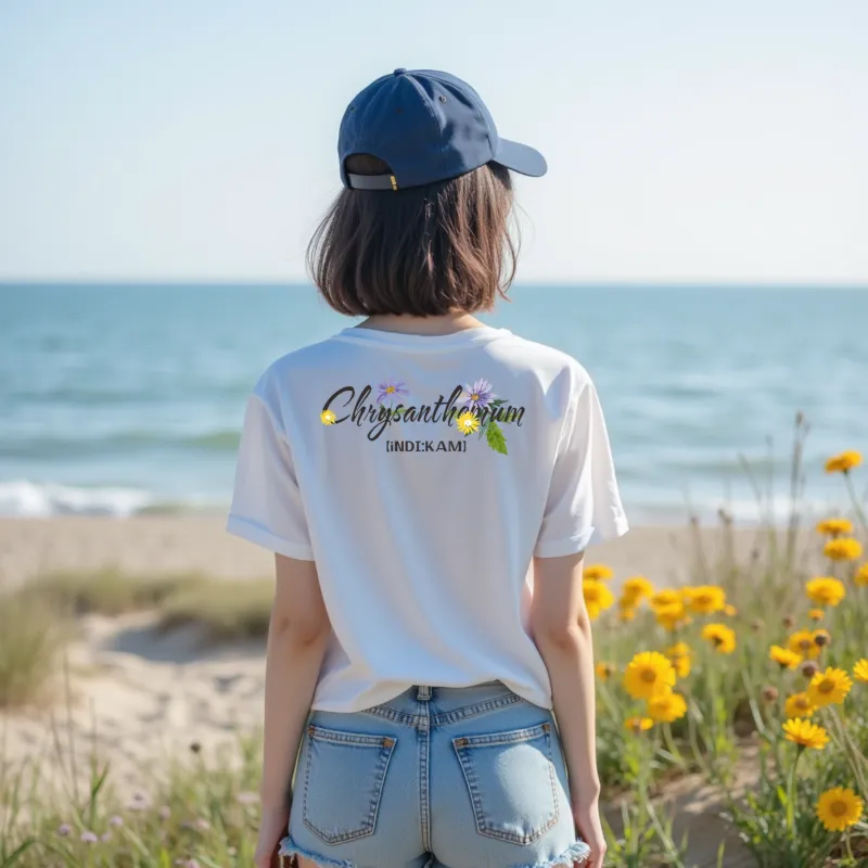 Flowers In Water Regular T Shirt Unisex-7