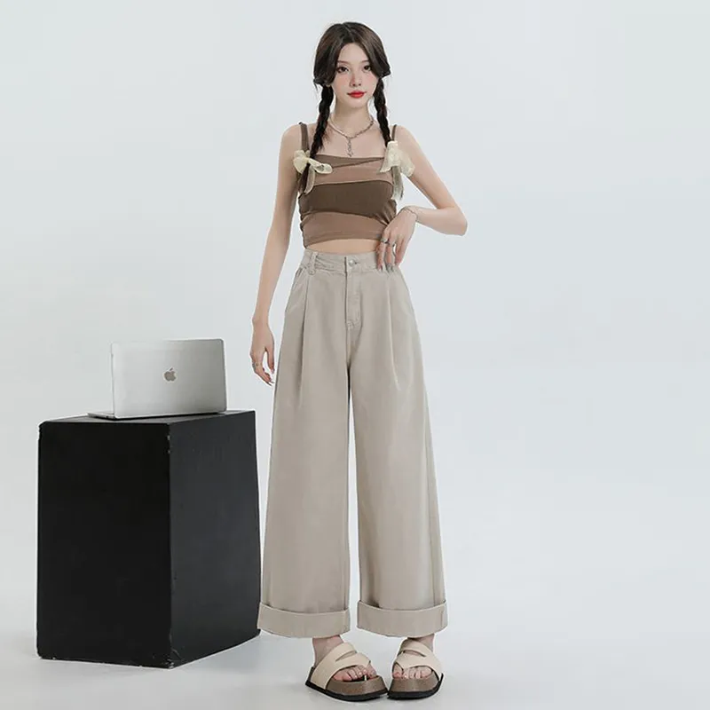 Flowers in water Jeans Women's-4