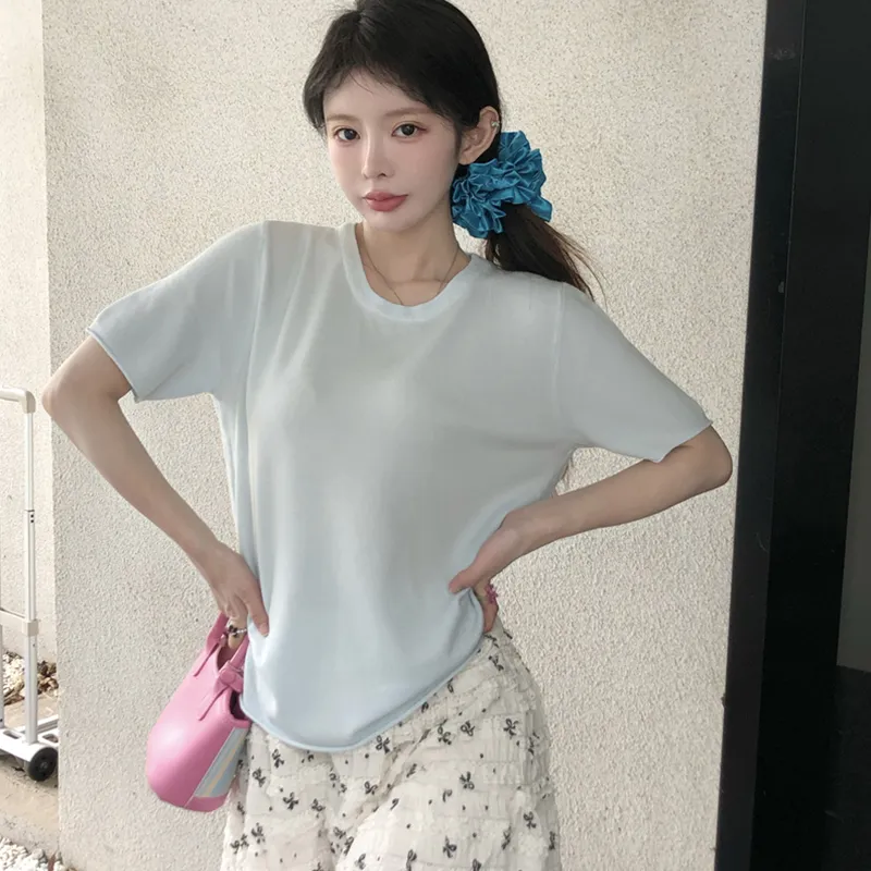Flowers In Water T Shirt Women's-3