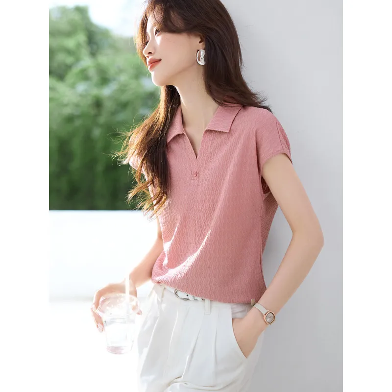 Flowers in water Shirts Women's Pink-0