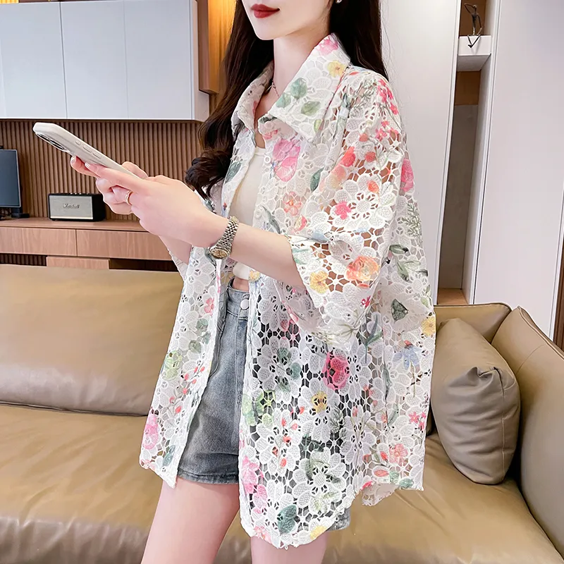 Flowers in water Shirts Women's-2